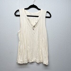 Chelsea & Theodore Bubble Hem Henley Top Large Capsule Minimalist Timeless